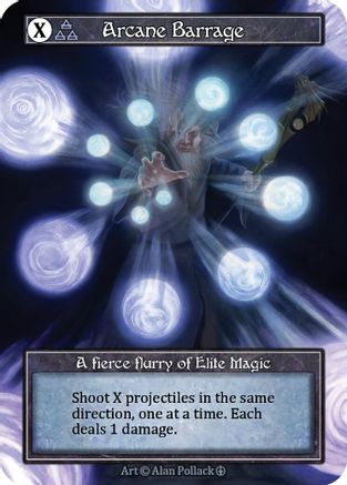Arcane Barrage (Foil)  - Arthurian Legends Foil