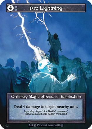 Arc Lightning (Foil)  - Arthurian Legends Foil