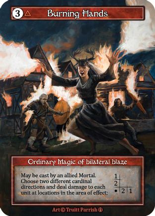 Burning Hands (Foil)  - Arthurian Legends Foil