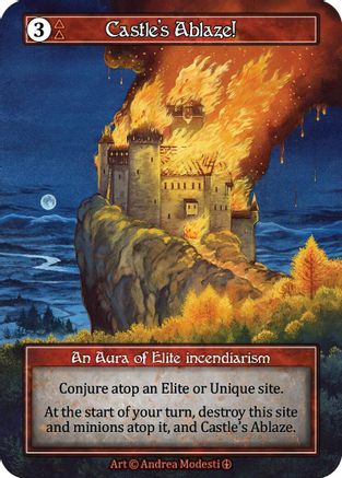 Castle's Ablaze! (Foil)  - Arthurian Legends Foil