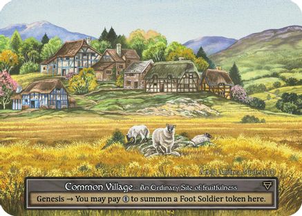 Common Village (Foil)  - Arthurian Legends Foil