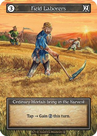 Field Laborers (Foil)  - Arthurian Legends Foil