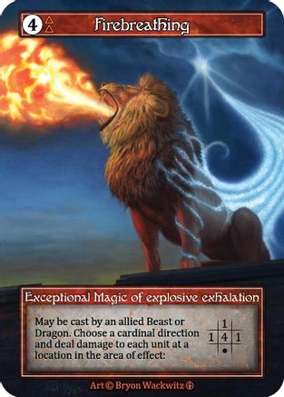 Firebreathing (Foil)  - Arthurian Legends Foil