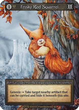Frisky Red Squirrel  - Arthurian Legends