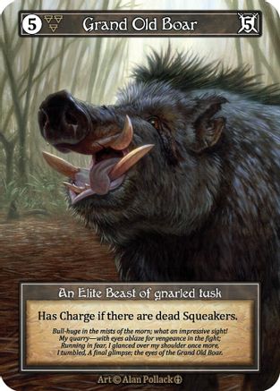 Grand Old Boar (Foil)  - Arthurian Legends Foil