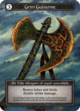 Grim Guisarme (Foil)  - Arthurian Legends Foil