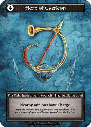 Horn of Caerleon (Foil)  - Arthurian Legends Foil