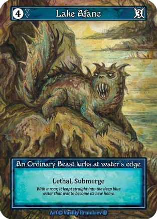 Lake Afanc (Foil)  - Arthurian Legends Foil