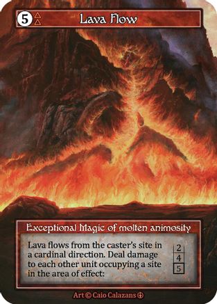 Lava Flow (Foil)  - Arthurian Legends Foil
