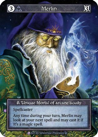 Merlin (Foil)  - Arthurian Legends Foil