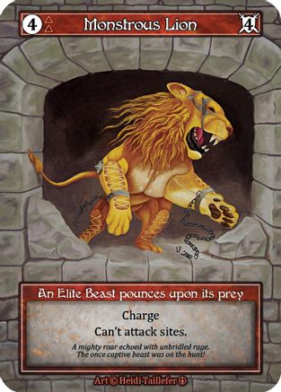 Monstrous Lion (Foil)  - Arthurian Legends Foil