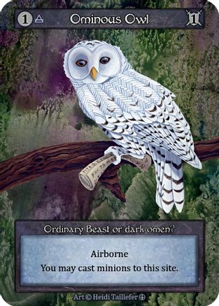 Ominous Owl  - Arthurian Legends