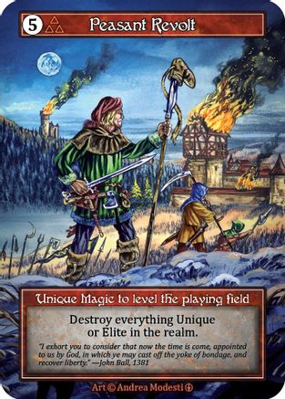 Peasant Revolt (Foil)  - Arthurian Legends Foil
