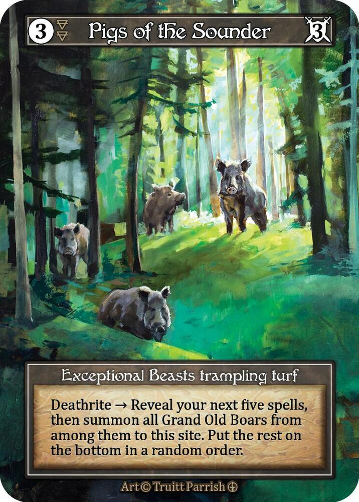 Pigs of the Sounder (Foil)