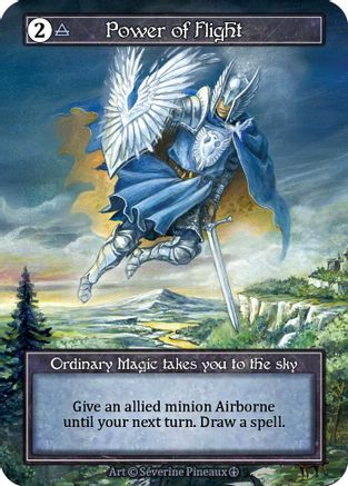 Power of Flight (Foil)  - Arthurian Legends Foil