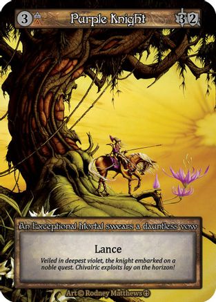Purple Knight  - Arthurian Legends