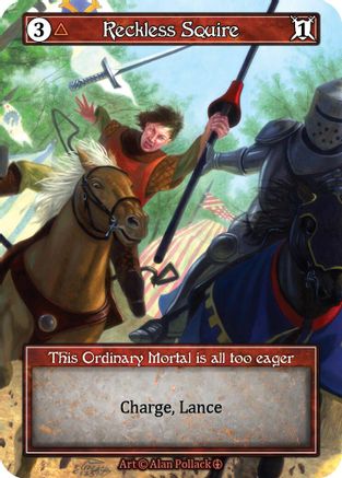 Reckless Squire (Foil)  - Arthurian Legends Foil