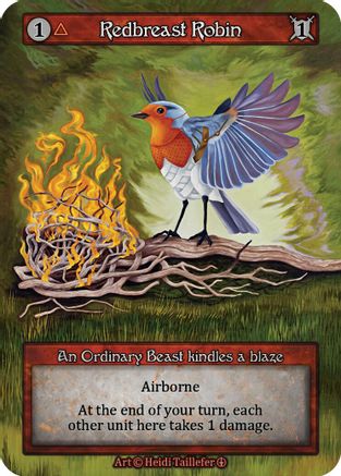 Redbreast Robin  - Arthurian Legends