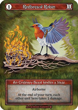 Redbreast Robin (Foil)  - Arthurian Legends Foil
