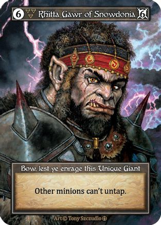 Rhitta Gawr of Snowdonia (Foil)  - Arthurian Legends Foil