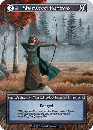 Sherwood Huntress (Foil)  - Arthurian Legends Foil