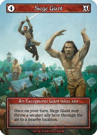 Siege Giant (Foil)  - Arthurian Legends Foil