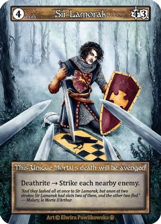 Sir Lamorak (Foil)  - Arthurian Legends Foil