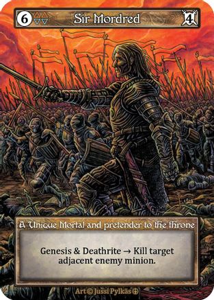 Sir Mordred (Foil)  - Arthurian Legends Foil