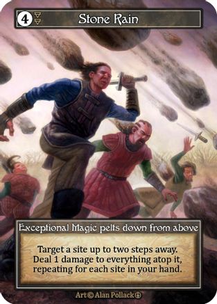 Stone Rain (Foil)  - Arthurian Legends Foil