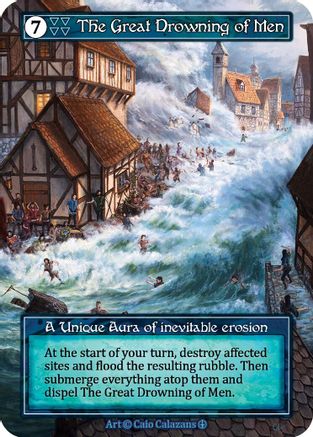 The Great Drowning of Men (Foil)  - Arthurian Legends Foil