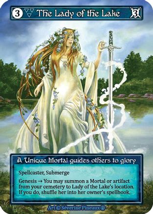 The Lady of the Lake (Foil)  - Arthurian Legends Foil