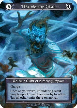 Thundering Giant (Foil)  - Arthurian Legends Foil