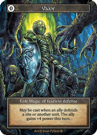 Valor (Foil)  - Arthurian Legends Foil