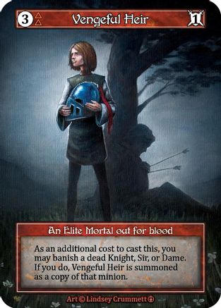 Vengeful Heir (Foil)  - Arthurian Legends Foil