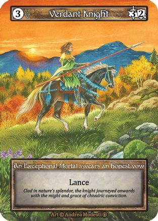 Verdant Knight (Foil)  - Arthurian Legends Foil