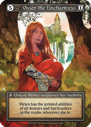 Vivien the Enchantress (Foil)  - Arthurian Legends Foil