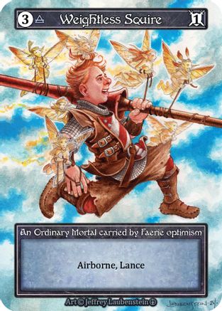 Weightless Squire (Foil)  - Arthurian Legends Foil