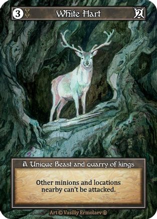 White Hart (Foil)  - Arthurian Legends Foil