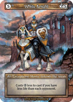 White Knight (Foil)  - Arthurian Legends Foil
