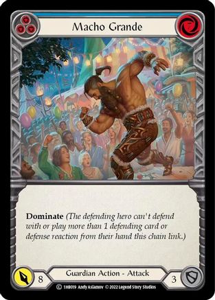 Macho Grande (Blue) (1HB019) - Historic Pack 1 Blitz Deck: Bravo
