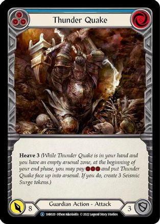 Thunder Quake (Blue) (1HB020) - Historic Pack 1 Blitz Deck: Bravo