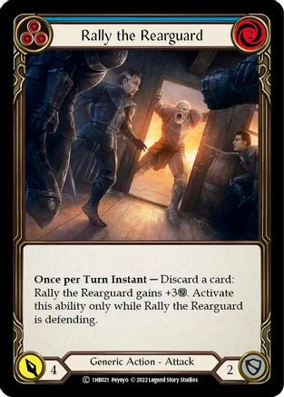Rally the Rearguard (Blue) (1HB021) - Historic Pack 1 Blitz Deck: Bravo