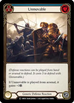Unmovable (Blue) (1HB024) - Historic Pack 1 Blitz Deck: Bravo