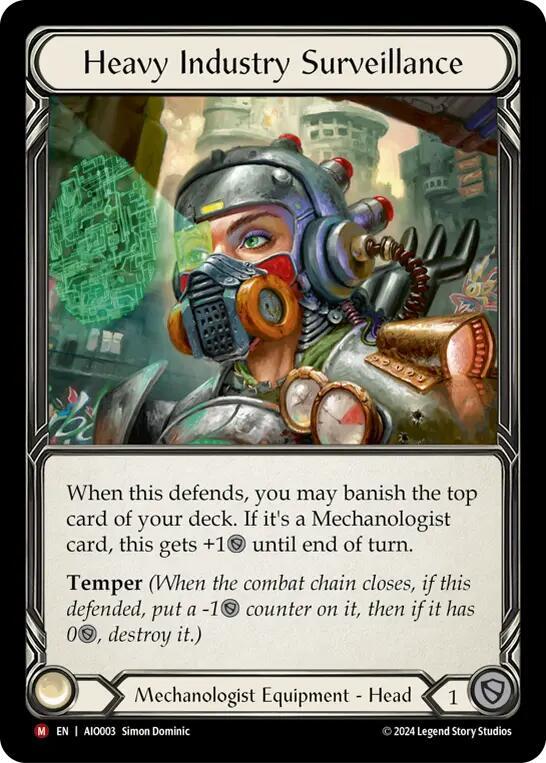 Heavy Industry Surveillance Rainbow Foil Armory Deck