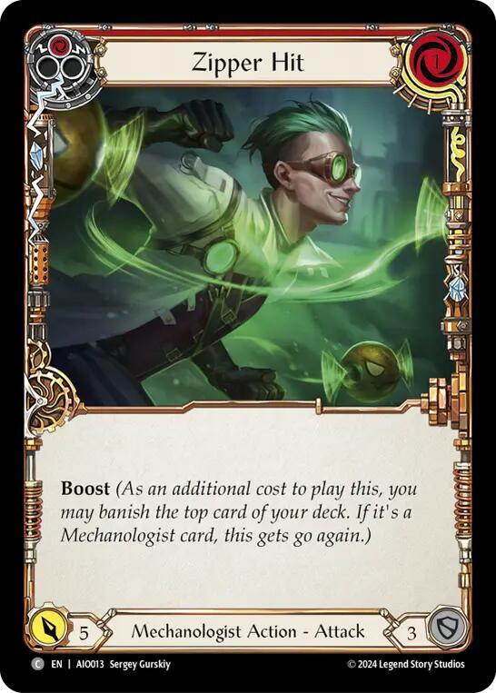 Zipper Hit (Red) Armory Deck
