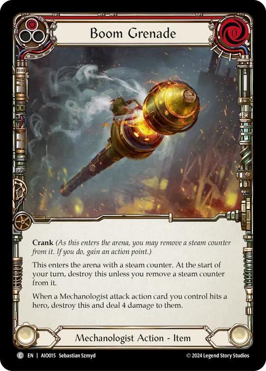 Boom Grenade (Red) Armory Deck