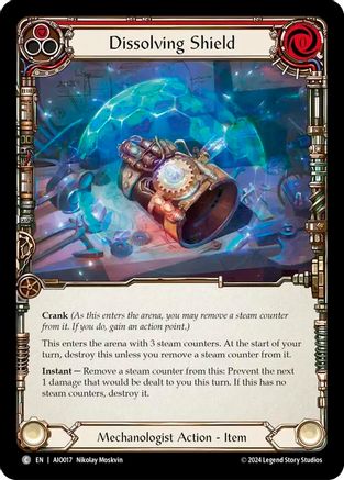 Dissolving Shield (Red) (AIO017) - Armory Deck: Dash