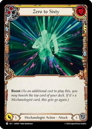 Zero to Sixty (Yellow) (AIO018) - Armory Deck: Dash