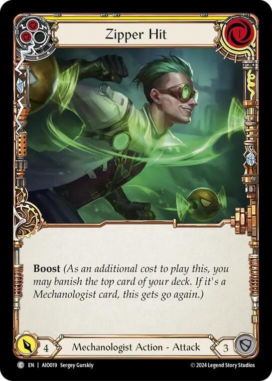 Zipper Hit (Yellow) Armory Deck