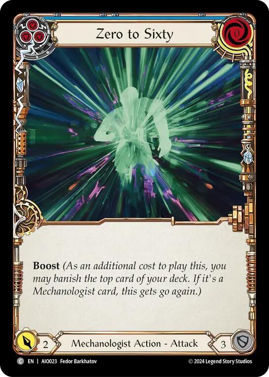 Zero to Sixty (Blue) Armory Deck